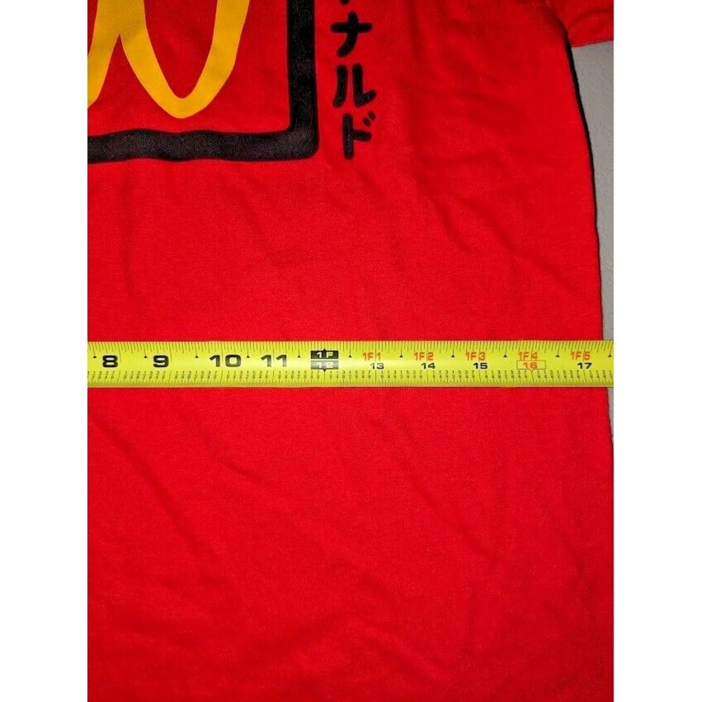Authentic McDonald's WcDonald's Red Crew Member Small T Shirt - Picture 6 of 9